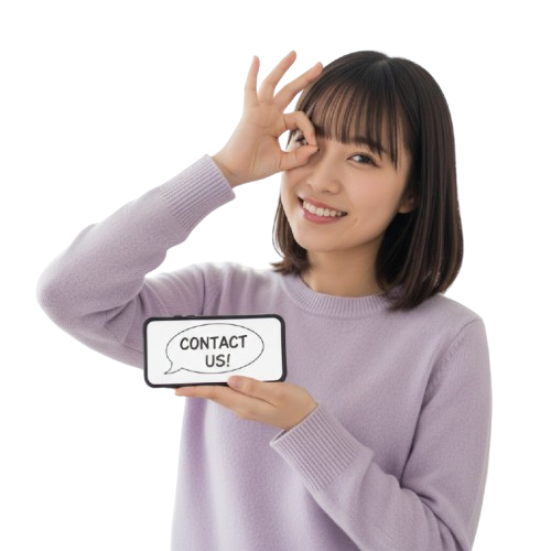 スマホを持った女性