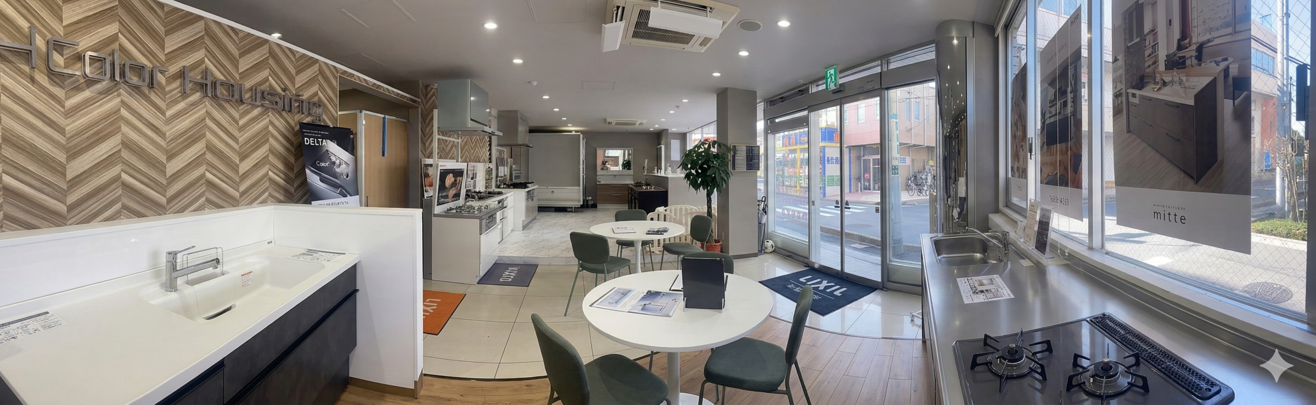 ショールーム キッチン展示