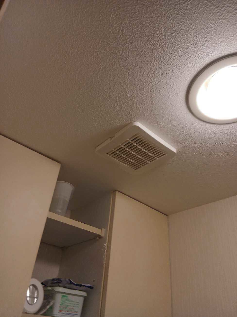 交換後の3室換気吸い込み口
